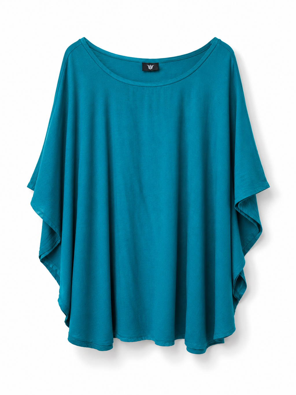 Women's Cotton Batwing Blouse - Teal